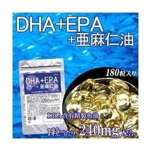 DHA+EPA+아마씨 보충제 대용량 180알 아마씨 불포화지방산 DHA보조식품 일본직송 일본 영양제 서프리 서프리먼트